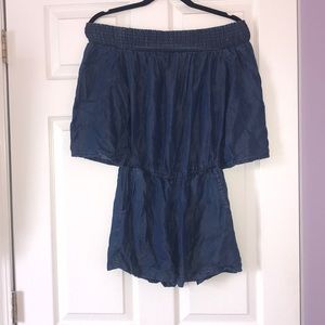 Denim Romper